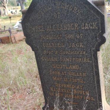 JACK George Alexander 1872-1903