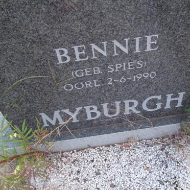MYBURGH Bennie nee SPIES -1990