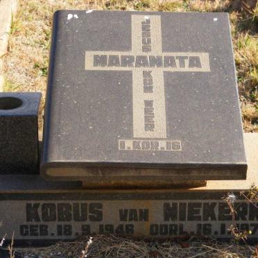 NIEKERK Kobus, van 1946-1970