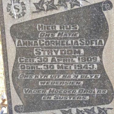 STRYDOM Anna Cornelia Sofia 1909-1943