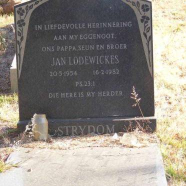 STRYDOM Jan Lodewickes 1954-1982
