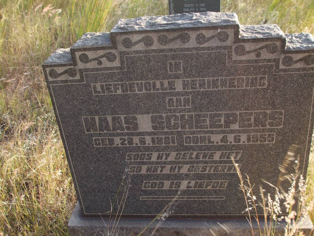 SCHEEPERS Naas 1881-1955