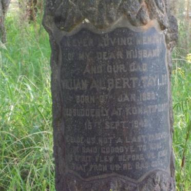 TAYLOR William Albert 1858-1942