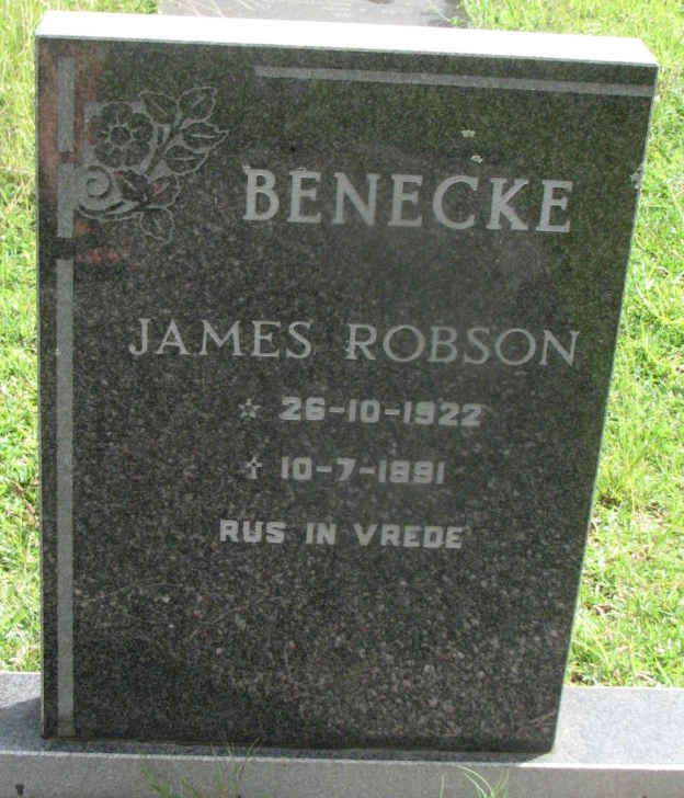 BENECKE James Robson 1922-1991