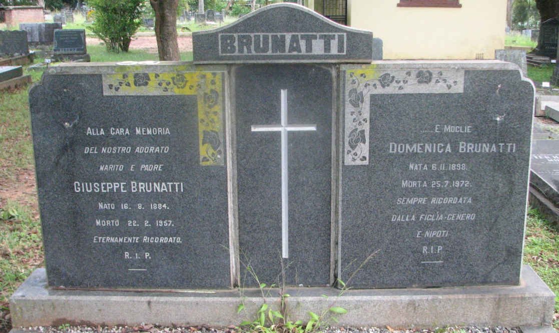 BRUNATTI Giuseppe 1884-1957 &amp; Domenica 1898-1972