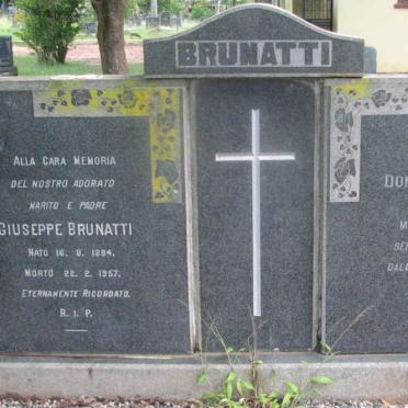 BRUNATTI Giuseppe 1884-1957 &amp; Domenica 1898-1972