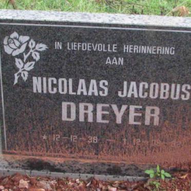 DREYER Nicolaas Jacobus 1938-1982