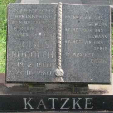 KATZKE Julius Rudolph 1900-1980