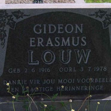 LOUW Gideon Erasmus 1916-1978