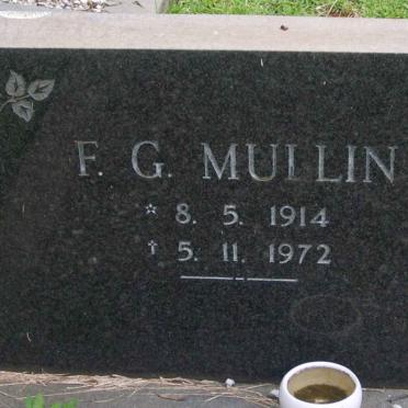MULLIN F.G.  1914-1972