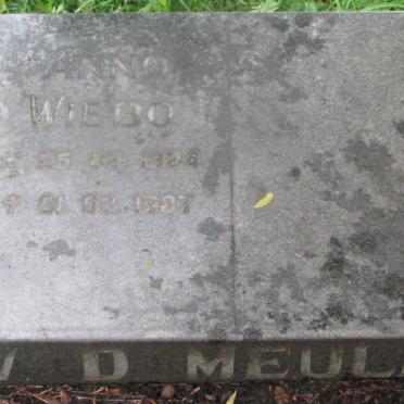 MEULEN Anno Wiebo, v.d. 1924-1987