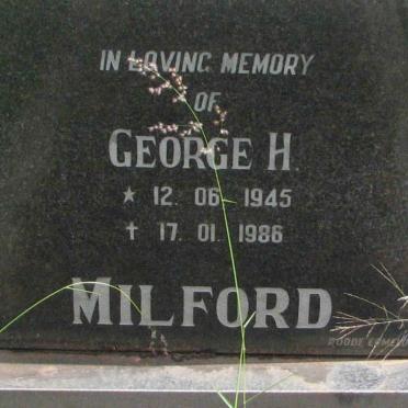 MILFORD George H. 1945-1986