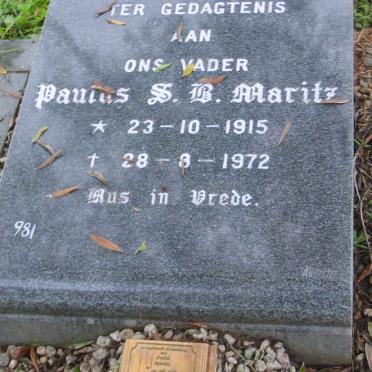 MARITZ Paulus S.B. 1915-1972 :: MARITZ André 1979-2009