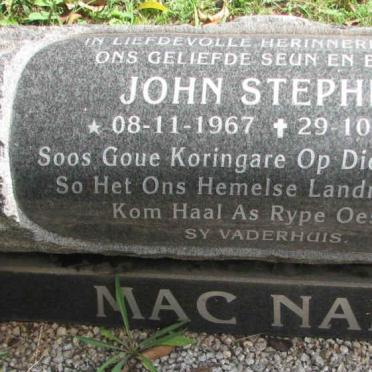 NAIR John Stephen, Mac 1967-1998