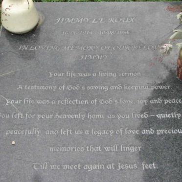 ROUX Jimmy, le 1914-1996