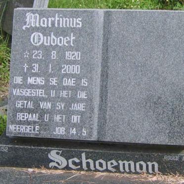 SCHOEMAN Martinus 1920-2000