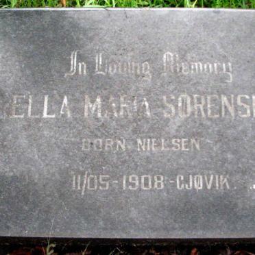 SORENSEN Ella Maria nee NIELSEN 1908-