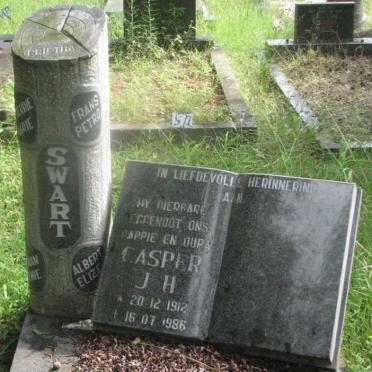 SWART Casper J.H. 1912-1986