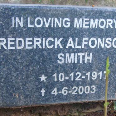 SMITH Frederick Alfonso 1917-2003