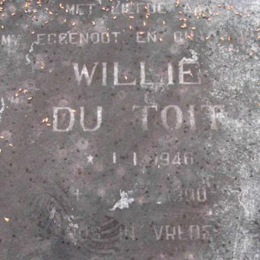 TOIT Willie, du 1946-1990