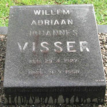 VISSER Willem Adriaan Johannes 1927-1980