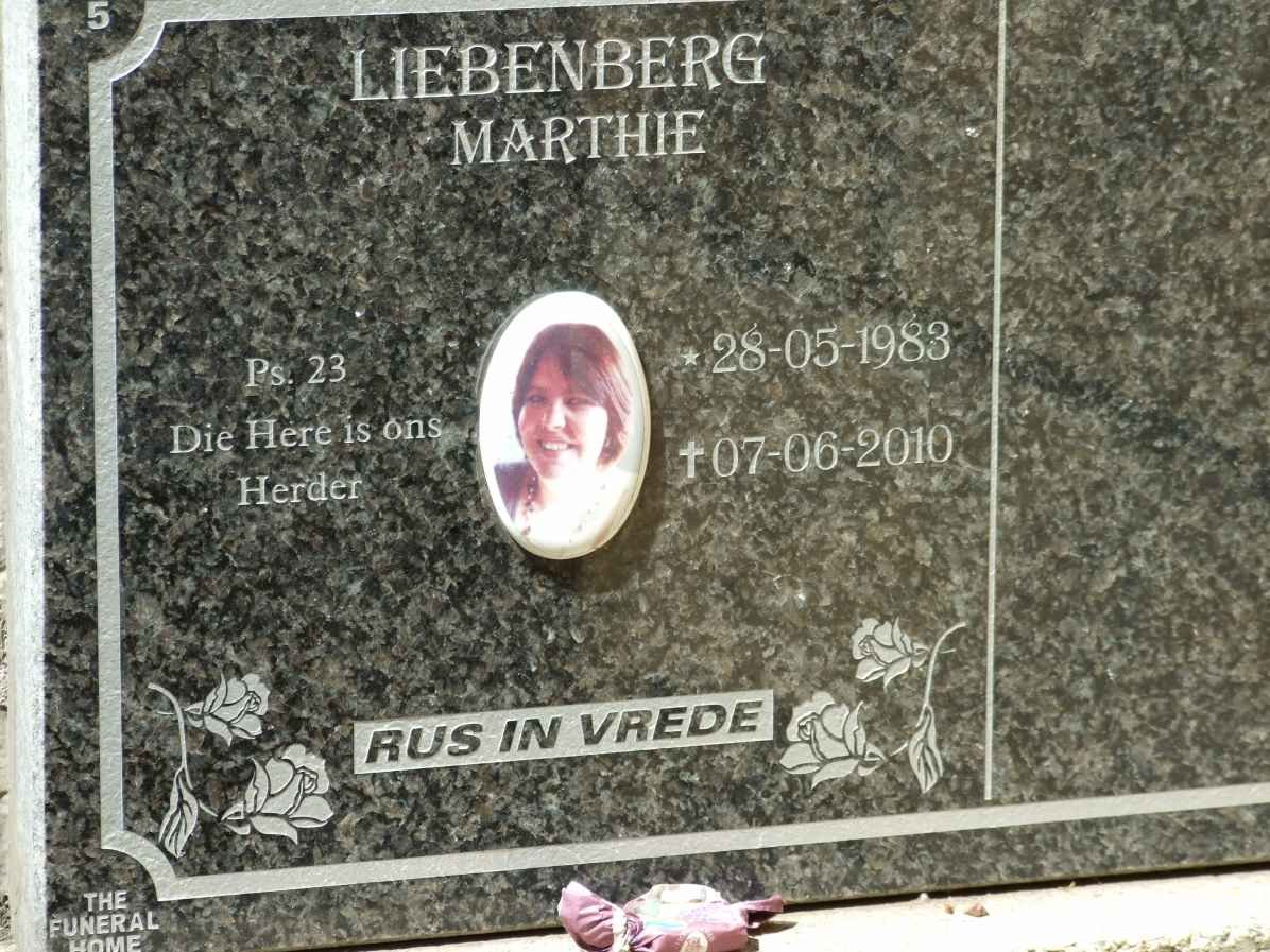 LIEBENBERG Marthie 1983-2010