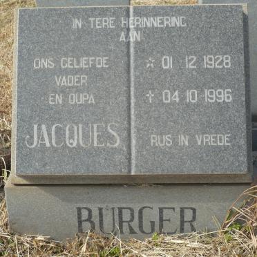 BURGER Jacques 1928-1996