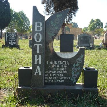 BOTHA Laurencia 1950-1995