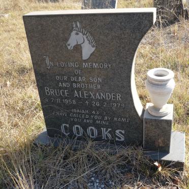 COOKS Bruce Alexander 1958-1979