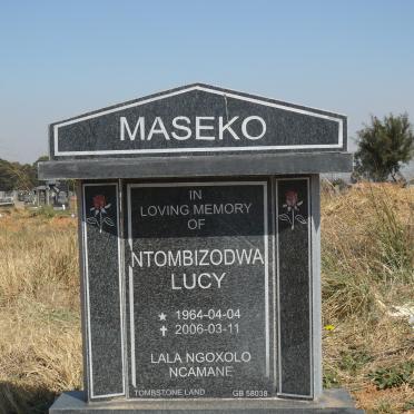 MASEKO Ntombizodwa Lucy 1964-2006