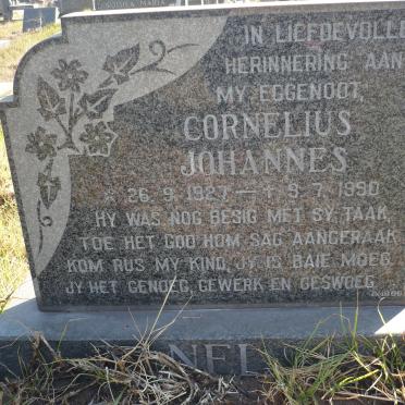 NEL Cornelius Johannes 1927-1990
