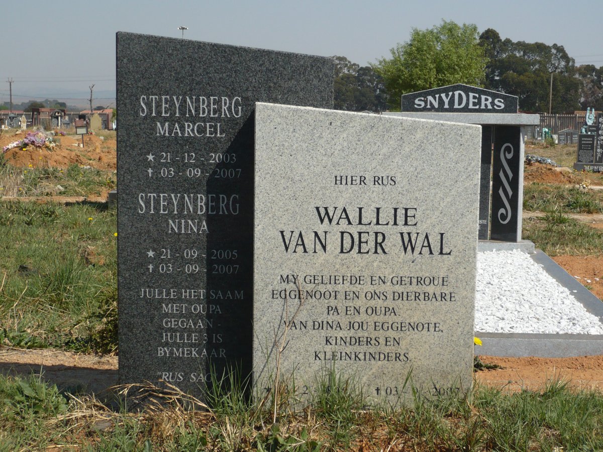 WAL Wallie, van der -2007 :: STEYNBERG Marcel 2003-2007 :: STEYNBERG Nina 2005-2007