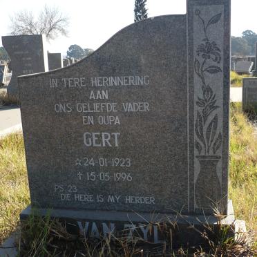 ZYL Gert, van 1923-1996