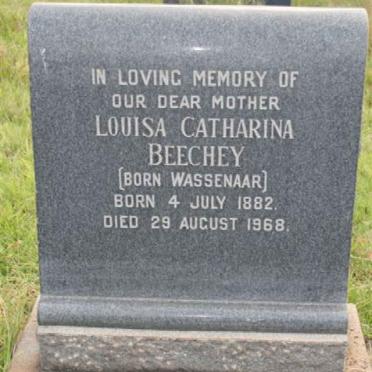 BEECHEY Louisa Catharina nee WASSENAAR 1882-1968