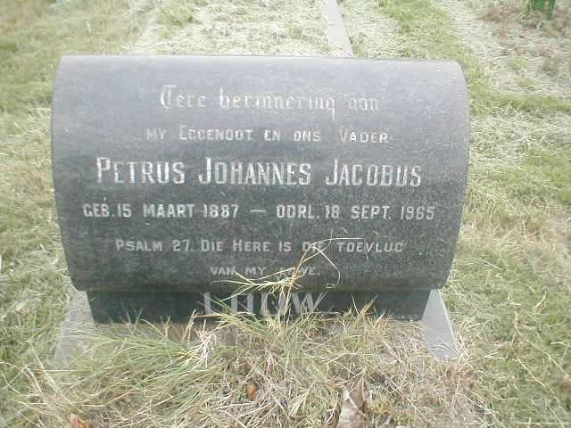 LOUW Petrus Johannes Jacobus 1887-1965