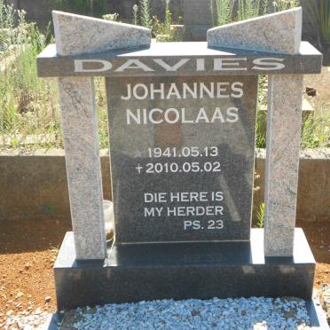 DAVIES Johannes Nicolaas 1941-2010
