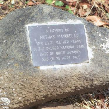 Mpumalanga, WHITE RIVER district, Kruger National Park, Albasini ruins, small cemetery