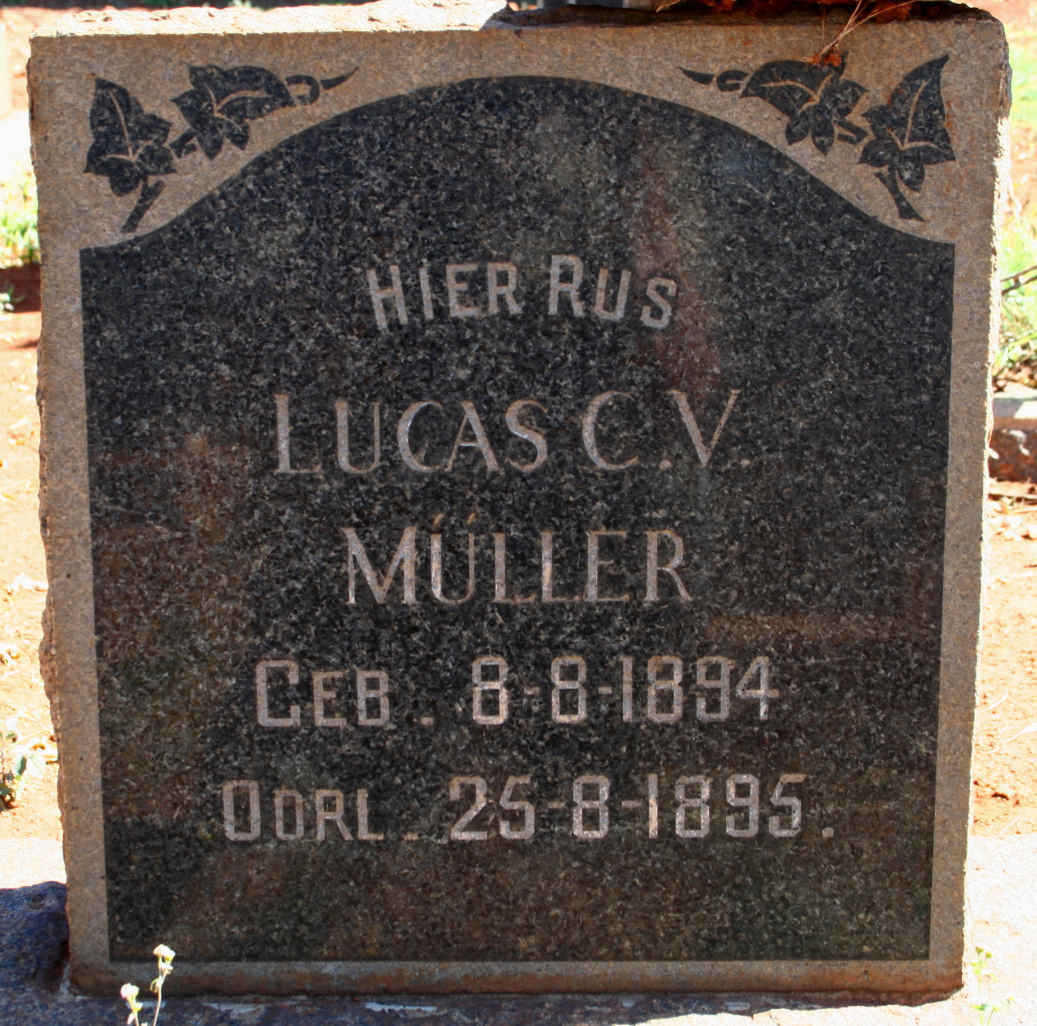 MULLER Lucas C.V. 1894-1895