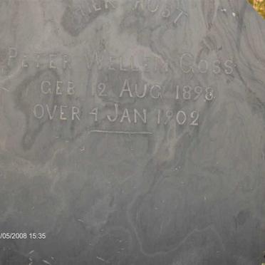 GOSS Peter Wellem 1898-1902