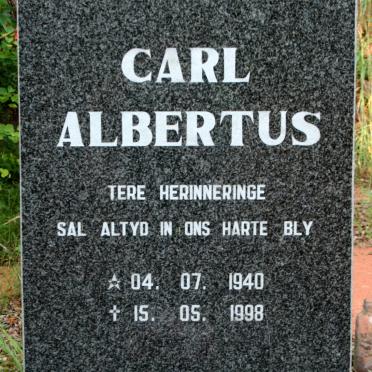 HERTZOG Carl Albertus 1940-1998