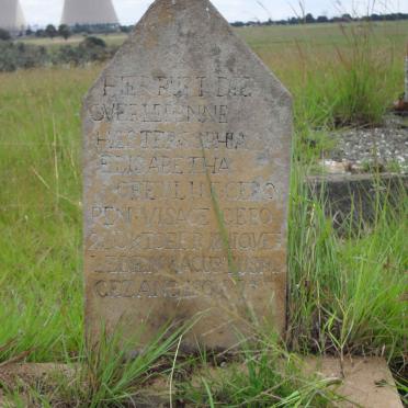 Mpumalanga, WITBANK district, Kendal, Schoongezicht 218, farm cemetery_3