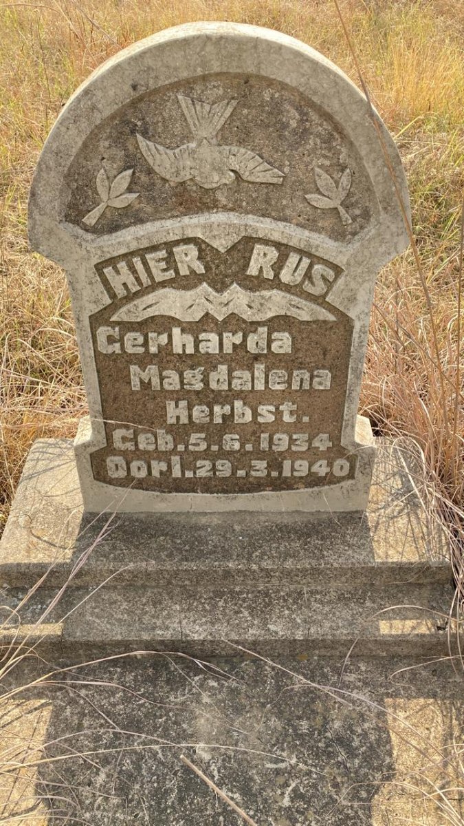 HERBST Gerharda Magdalena 1934-1940