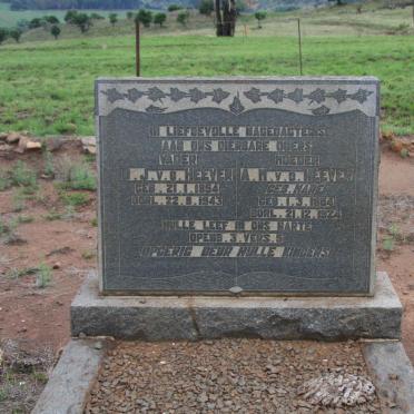 Mpumalanga, BELFAST district, Dullstroom, Kareekraal 135, farm cemetery
