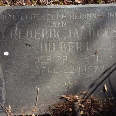 JOUBERT Frederik Jacobus 1901-1977