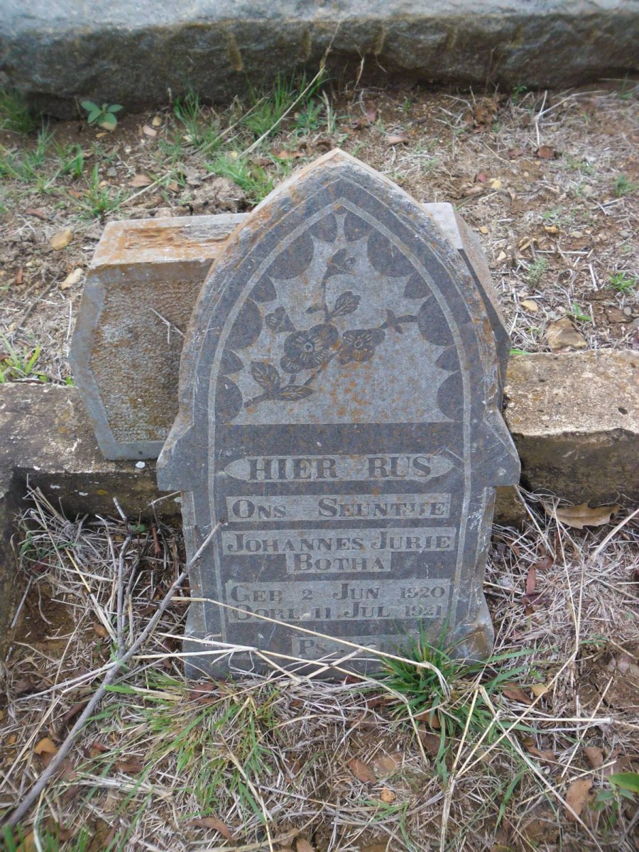 BOTHA Johannes Jurie 1920-1921