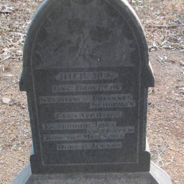 SCHOEMAN Stephanus Johannes 1895-1907