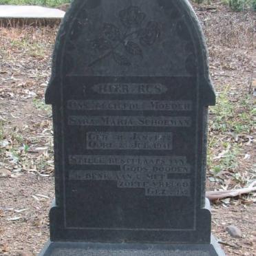 SCHOEMAN Sara Maria 1872 -1941