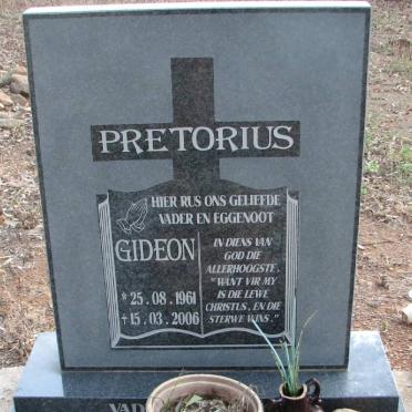 PRETORIUS Gideon 1961-2006