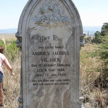 VILJOEN Andries Jacobus 1854-1940