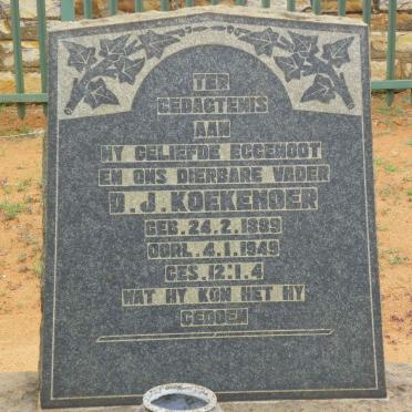 KOEKEMOER D.J. 1889-1949
